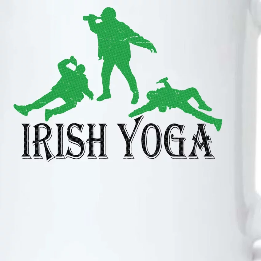 Irish Yoga Black Color Changing Mug