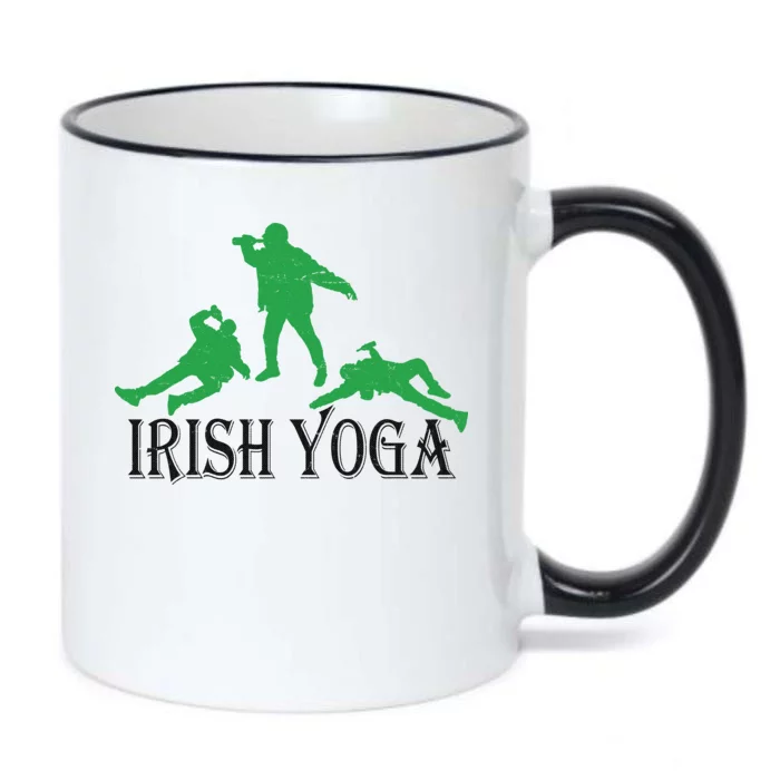 Irish Yoga Black Color Changing Mug