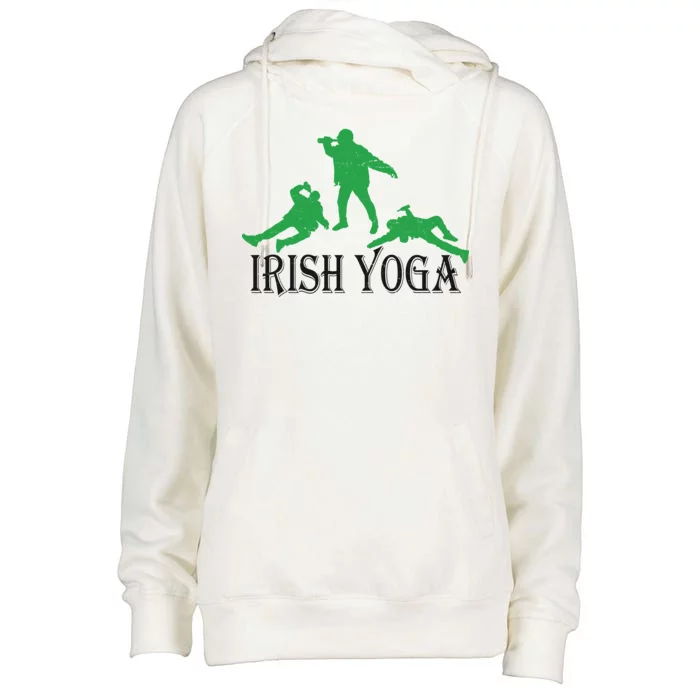 Irish Yoga Womens Funnel Neck Pullover Hood