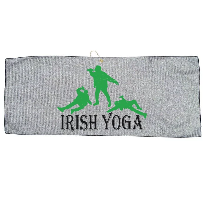 Irish Yoga Large Microfiber Waffle Golf Towel