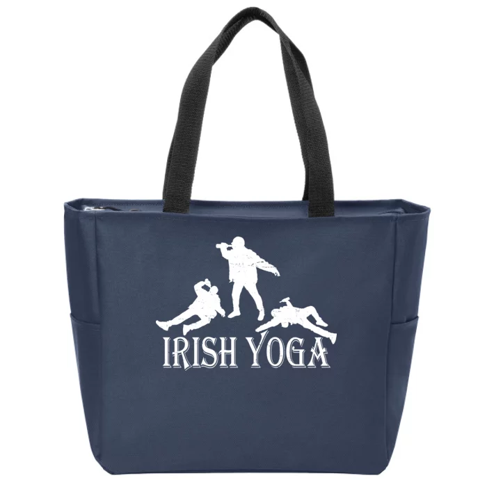 Irish Yoga Zip Tote Bag