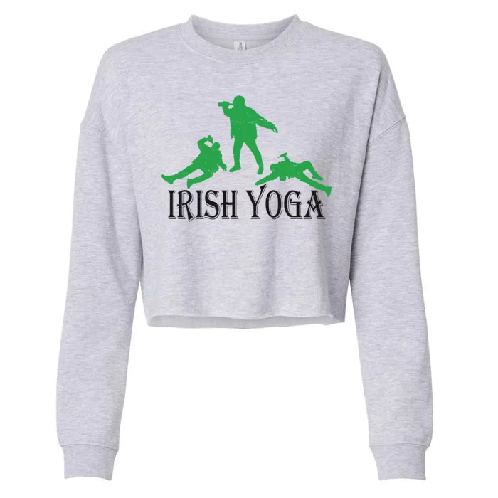 Irish Yoga Cropped Pullover Crew