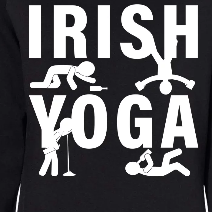 Irish Yoga Funny St. Patrick's Day Womens California Wash Sweatshirt