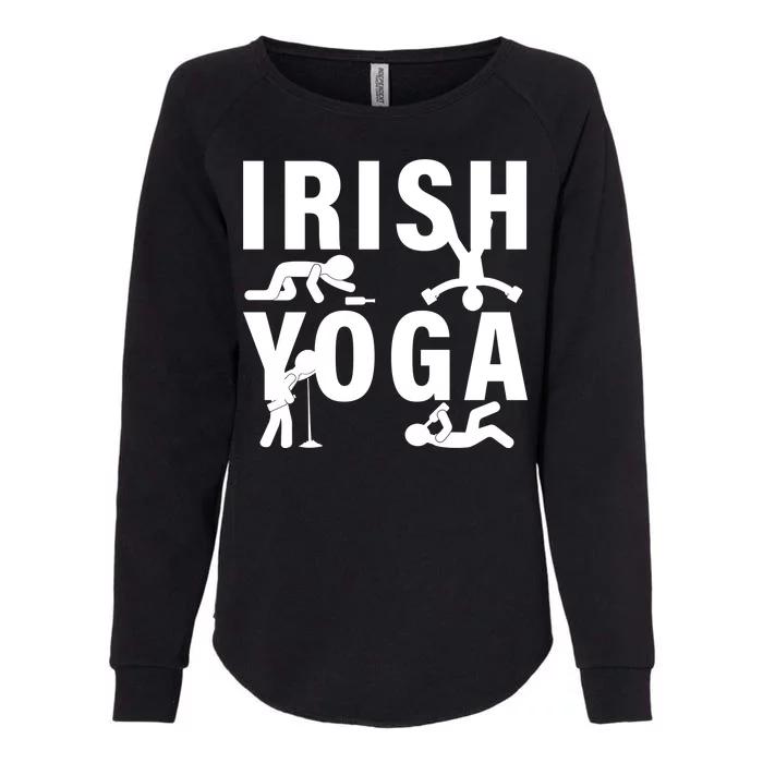 Irish Yoga Funny St. Patrick's Day Womens California Wash Sweatshirt