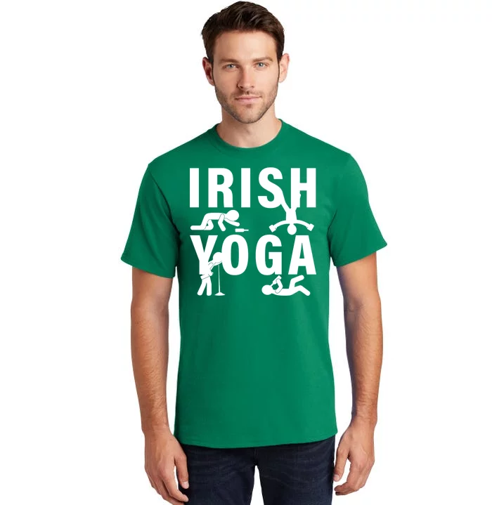 Irish Yoga Funny St. Patrick's Day Tall T-Shirt