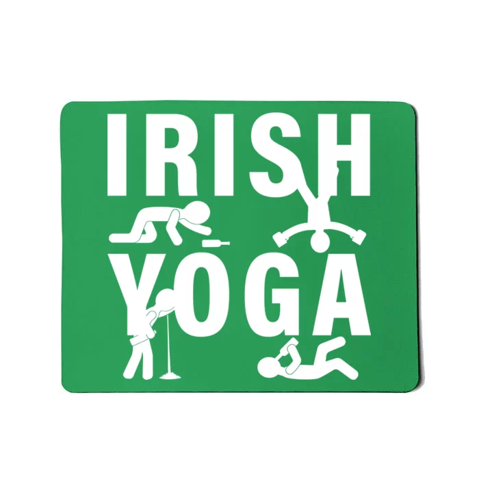 Irish Yoga Funny St. Patrick's Day Mousepad