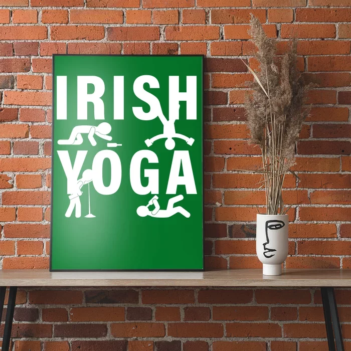 Irish Yoga Funny St. Patrick's Day Poster
