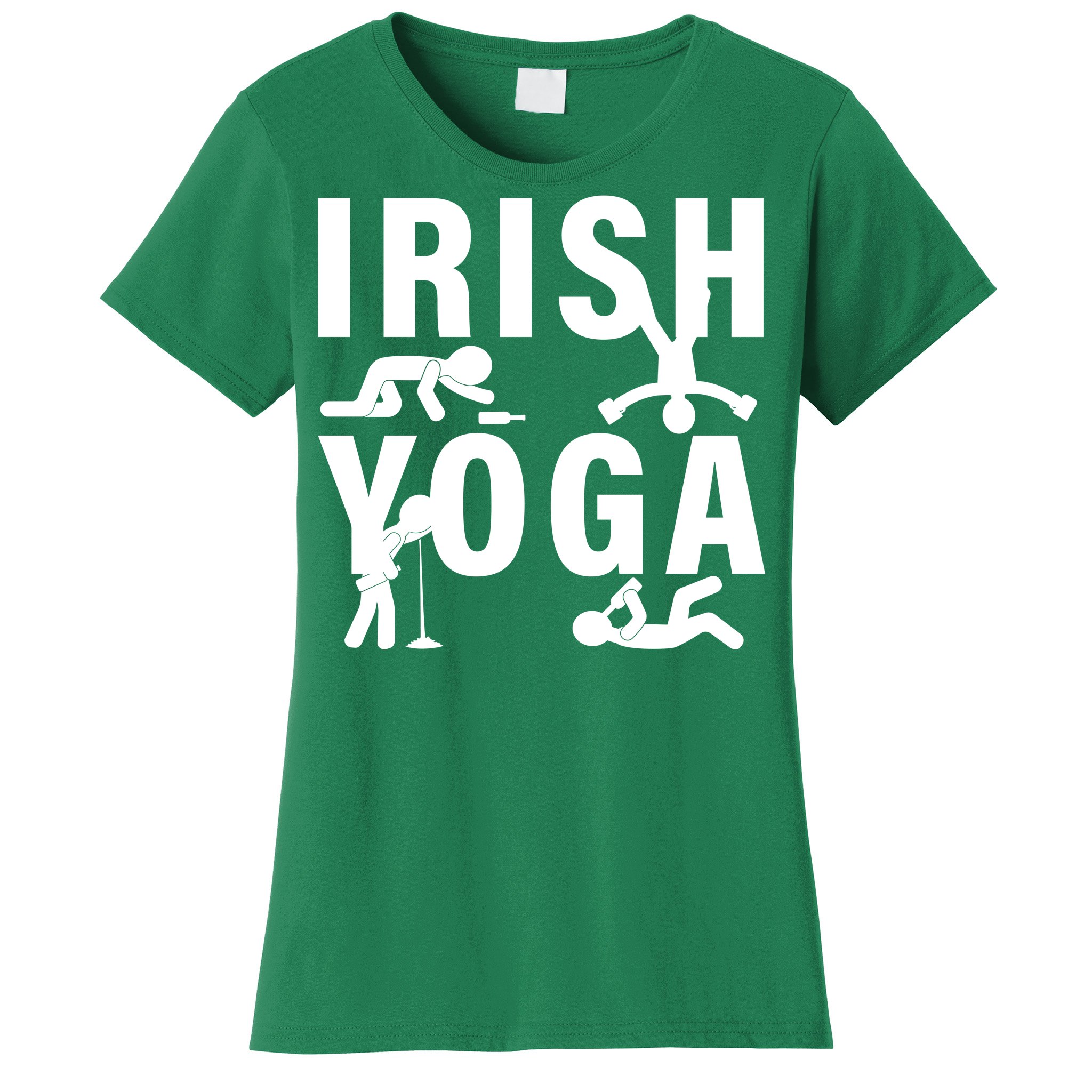 Irish Yoga Funny St. Patrick's Day Women's T-Shirt