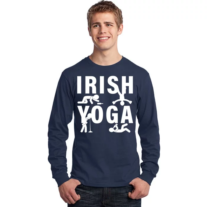 Irish Yoga Funny St. Patrick's Day Tall Long Sleeve T-Shirt