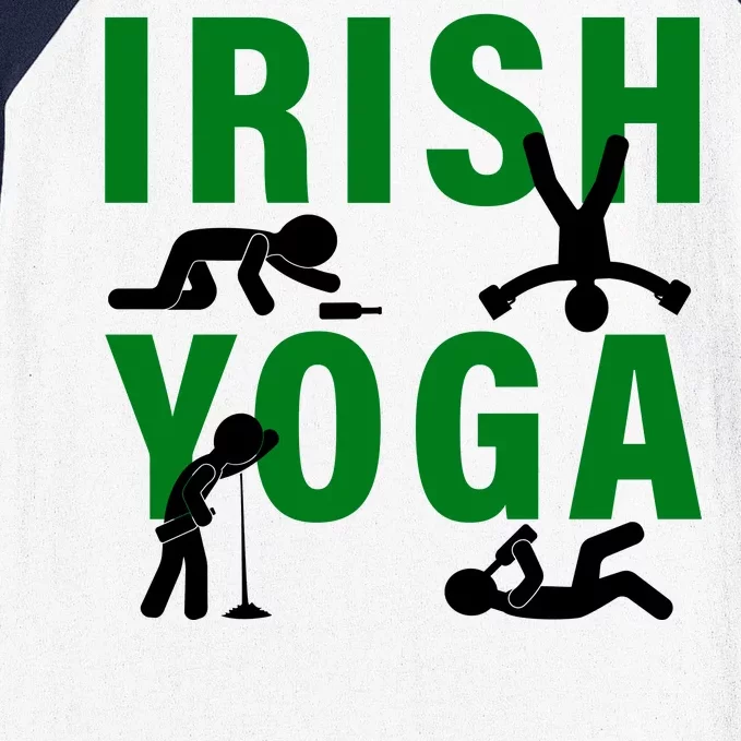 Irish Yoga Funny St. Patrick's Day Baseball Sleeve Shirt