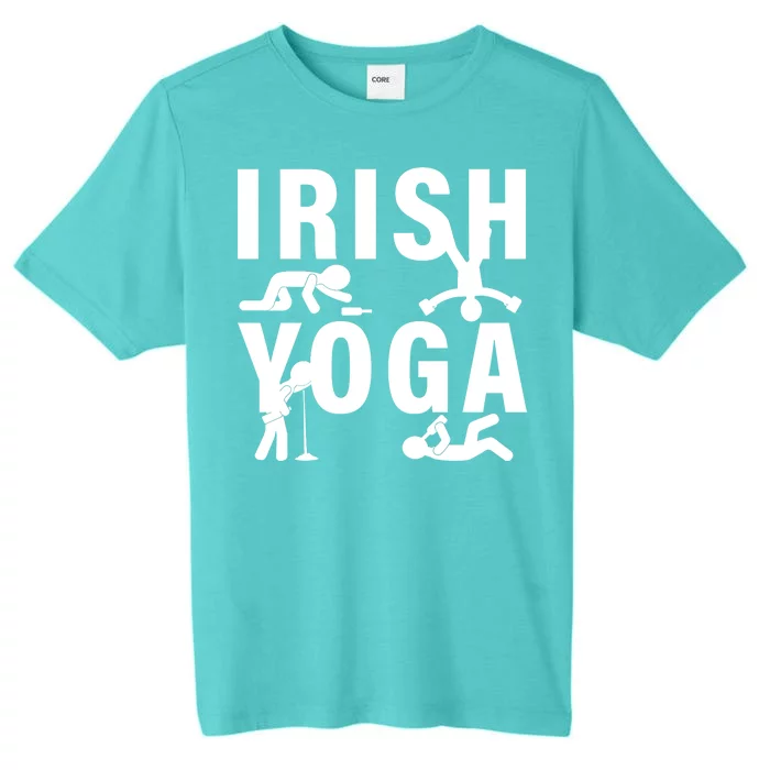 Irish Yoga Funny St. Patrick's Day ChromaSoft Performance T-Shirt