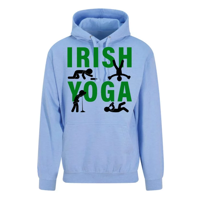 Irish Yoga Funny St. Patrick's Day Unisex Surf Hoodie