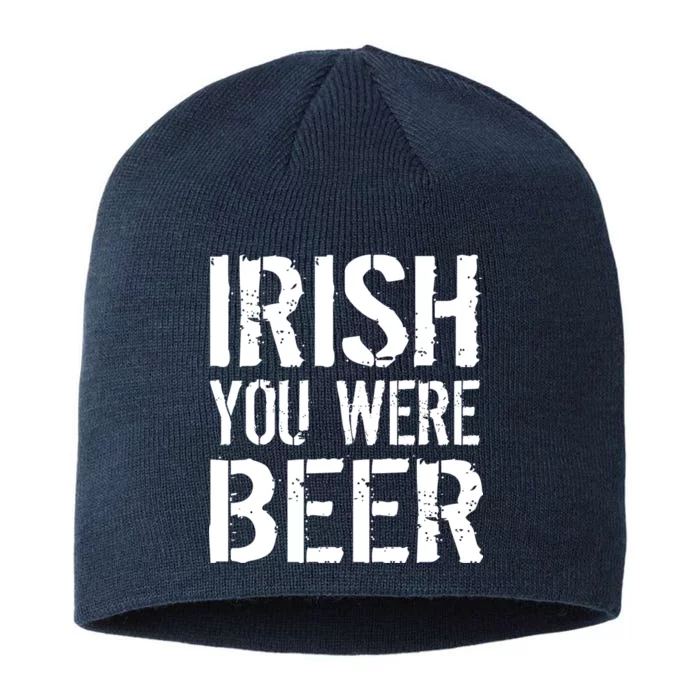 Irish You Were Beer St. Patrick's Day 8 1/2in Sustainable Knit Beanie