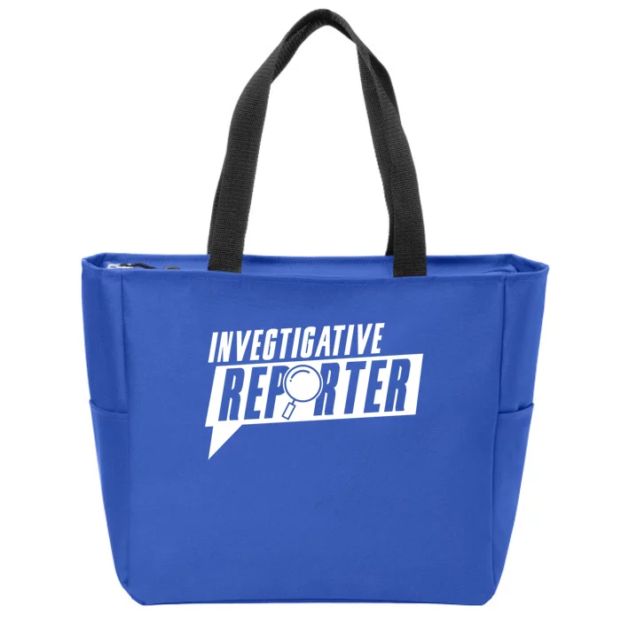 Investigative Reporter Journalist Reporting Press Member Gift Zip Tote Bag