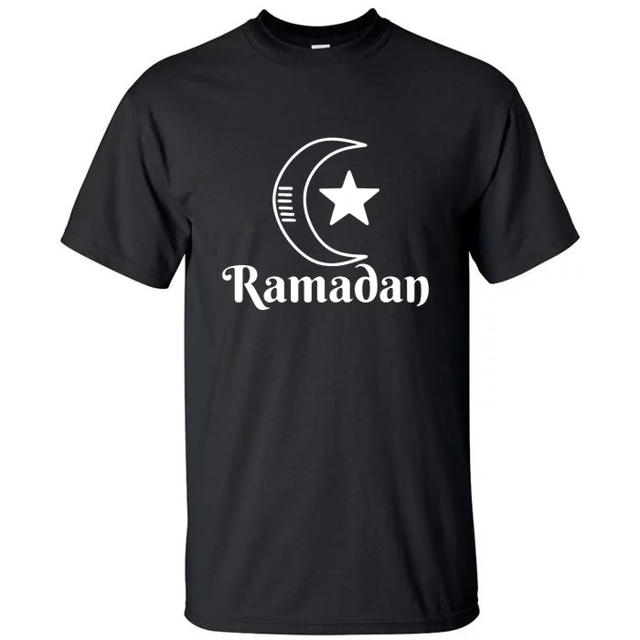 Islamic Ramadan Kareem Moon Muslims Gift Tall T-Shirt