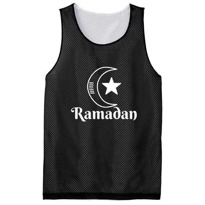 Islamic Ramadan Kareem Moon Muslims Gift Mesh Reversible Basketball Jersey Tank