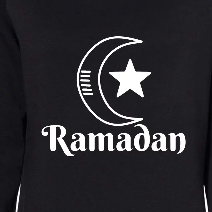 Islamic Ramadan Kareem Moon Muslims Gift Womens California Wash Sweatshirt