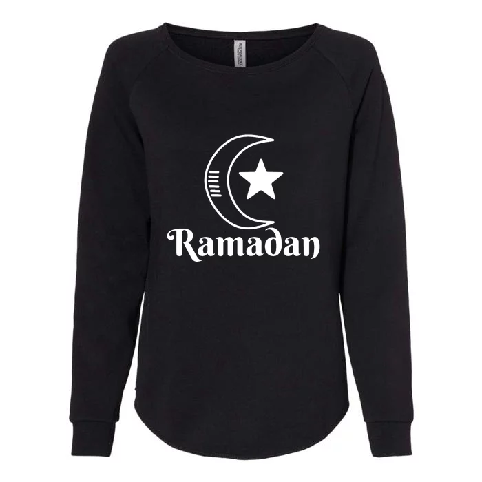 Islamic Ramadan Kareem Moon Muslims Gift Womens California Wash Sweatshirt