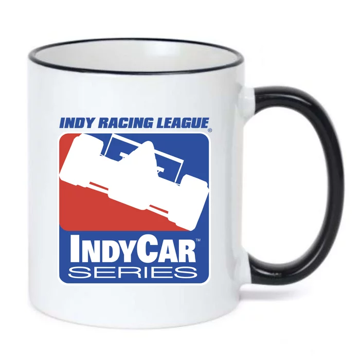 Indy Racing League Graphic Black Color Changing Mug