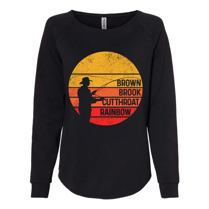 I Really Love It When My Wife Lets Me Go Fishing Fisherman Womens California Wash Sweatshirt