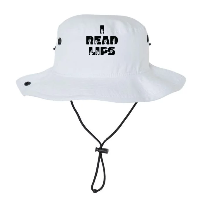 I Read Lips Sign Language Awareness Legacy Cool Fit Booney Bucket Hat