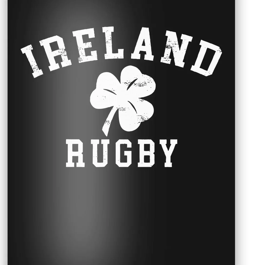 IRELAND RUGBY Lucky Clover Rugby Poster