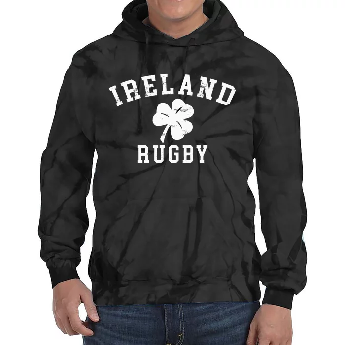 IRELAND RUGBY Lucky Clover Rugby Tie Dye Hoodie