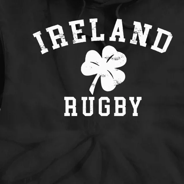 IRELAND RUGBY Lucky Clover Rugby Tie Dye Hoodie