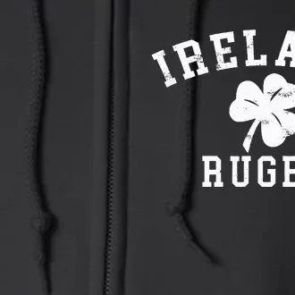 IRELAND RUGBY Lucky Clover Rugby Full Zip Hoodie