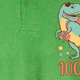 I Roared My Way Through 100 Days Dinosaur Softstyle Adult Sport Polo