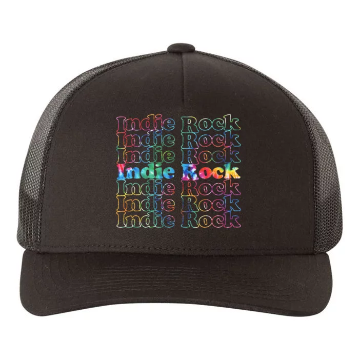 Indie Rock Music Tie Dye Yupoong Adult 5-Panel Trucker Hat