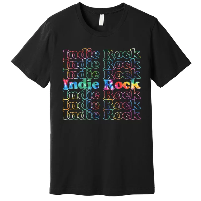 Indie Rock Music Tie Dye Premium T-Shirt