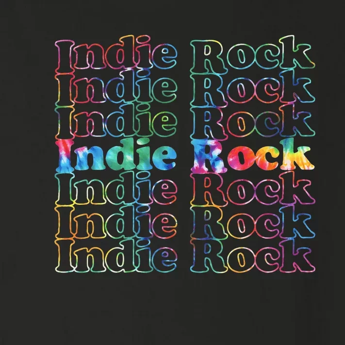 Indie Rock Music Tie Dye Toddler Long Sleeve Shirt