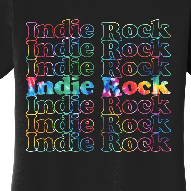 Indie Rock Music Tie Dye Women's T-Shirt