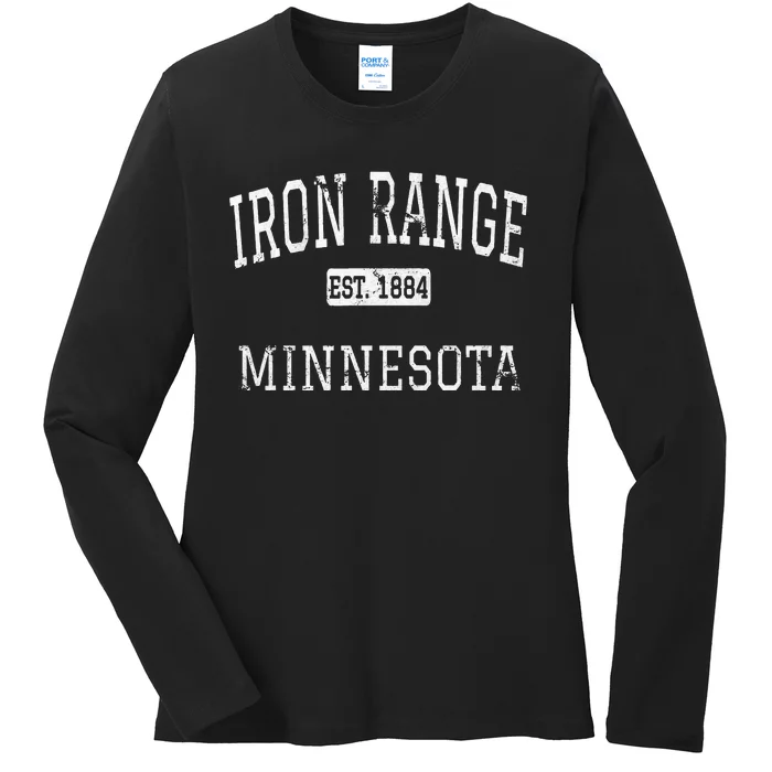 Iron Range Minnesota MN Vintage Ladies Long Sleeve Shirt