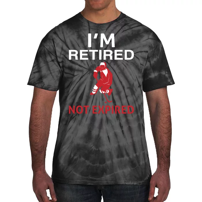 I'm Retired Not Expired Tie-Dye T-Shirt