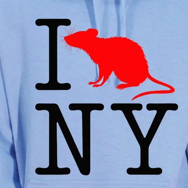 I Rat NY I Love Rats New York Funny Unisex Surf Hoodie