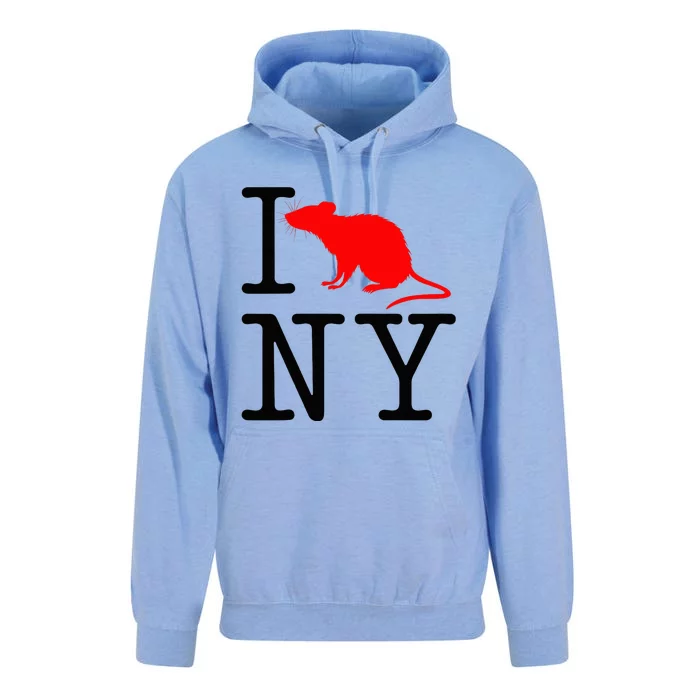 I Rat NY I Love Rats New York Funny Unisex Surf Hoodie