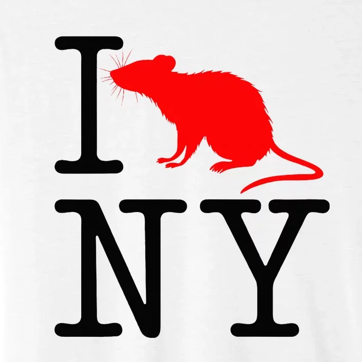 I Rat NY I Love Rats New York Funny ChromaSoft Performance T-Shirt