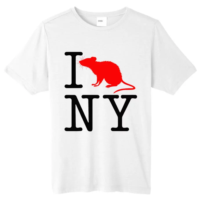 I Rat NY I Love Rats New York Funny ChromaSoft Performance T-Shirt