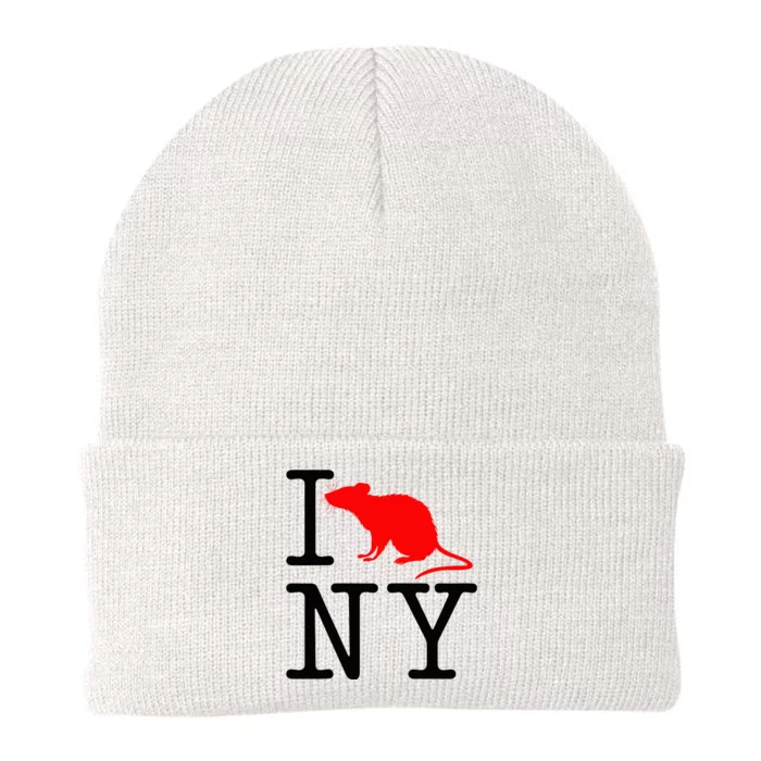 I Rat NY I Love Rats New York Funny Knit Cap Winter Beanie