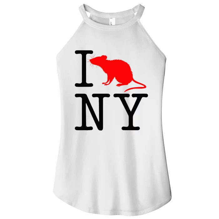 I Rat NY I Love Rats New York Funny Women’s Perfect Tri Rocker Tank