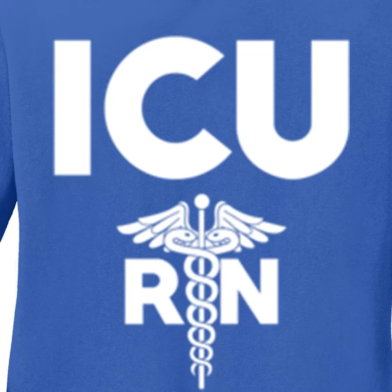 Icu Registered Nurse Intensive Care Unit Rn Staff Meaningful Gift Ladies Long Sleeve Shirt