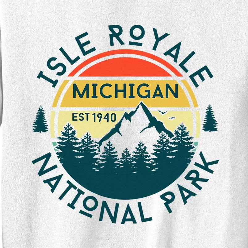 Isle Royale National Park Michigan Nature Hiking Sweatshirt