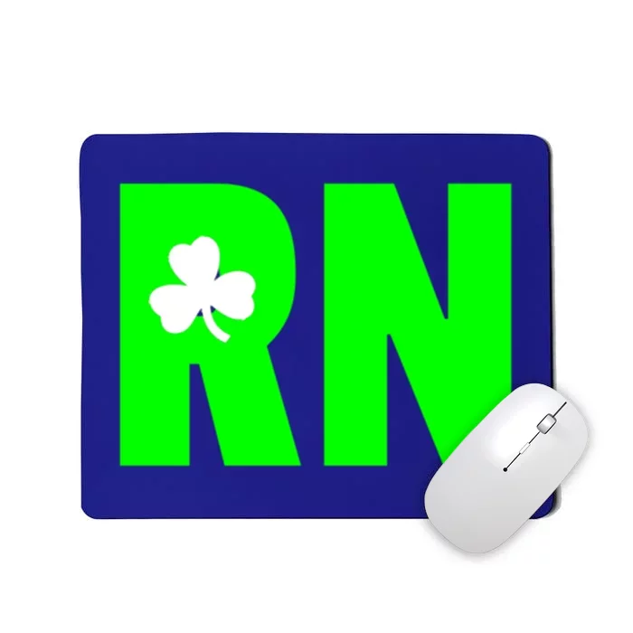 Irish Registered Nurse Saint Patricks Day Nurses Gift Mousepad