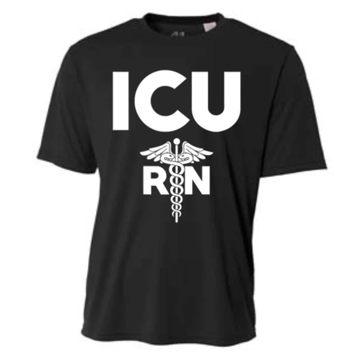 Icu Registered Nurse Intensive Care Unit Rn Staff Gift Cooling Performance Crew T-Shirt