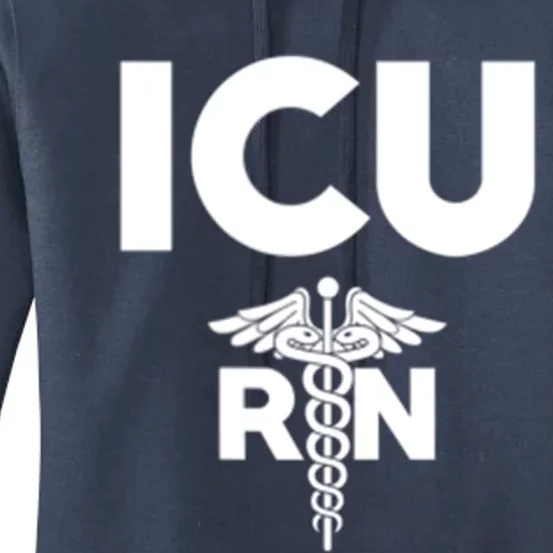 Icu Registered Nurse Intensive Care Unit Rn Staff Gift Women's Pullover Hoodie