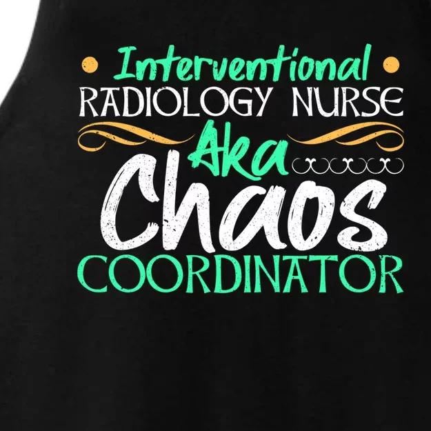 Interventional Radiology Nurse Medical Professional Rn Gift Ladies Tri-Blend Wicking Tank