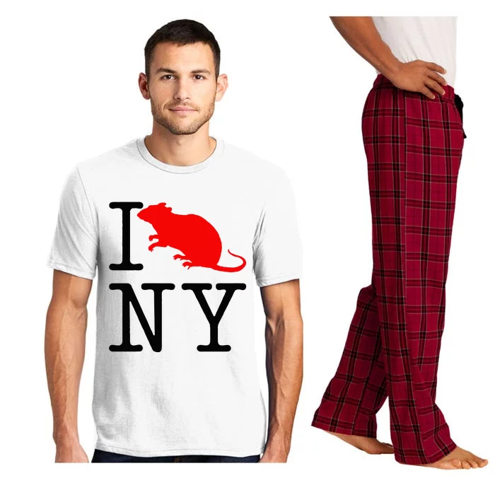 I Rat NY I Love Rats New York Funny Rats Lover Pajama Set