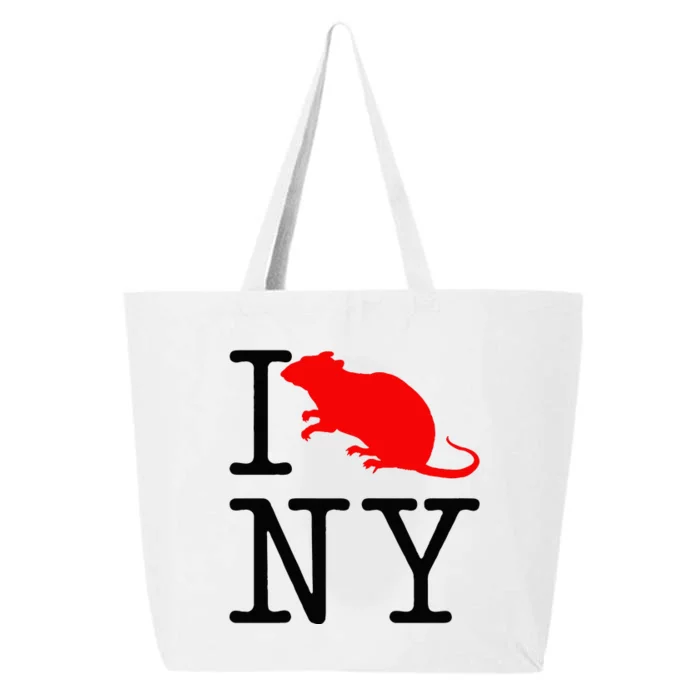 I Rat NY I Love Rats New York Funny Rats Lover 25L Jumbo Tote